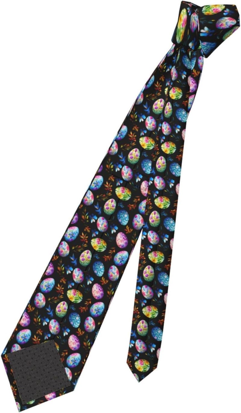 Yilad Tie for Men and Boy Novelty Fun Full Print Men's Necktie Skinny Fashion Narrow Wide - Image 4
